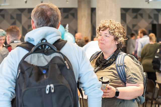 Nora networking at Umbraco US Festival 2025