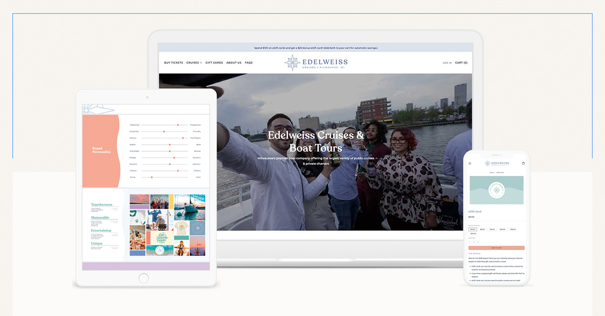 Setting sail towards increased sales with a modernized brand identity