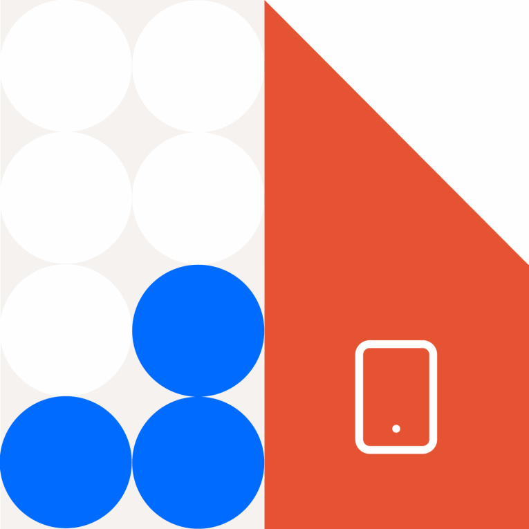 A graphic interpretation of the building blocks used in app development and design. 