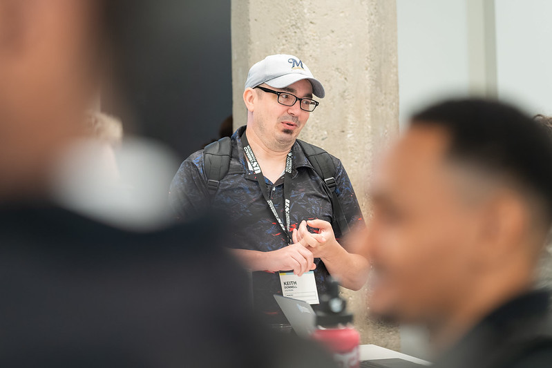 Keith networking at Umbraco Fest 2025