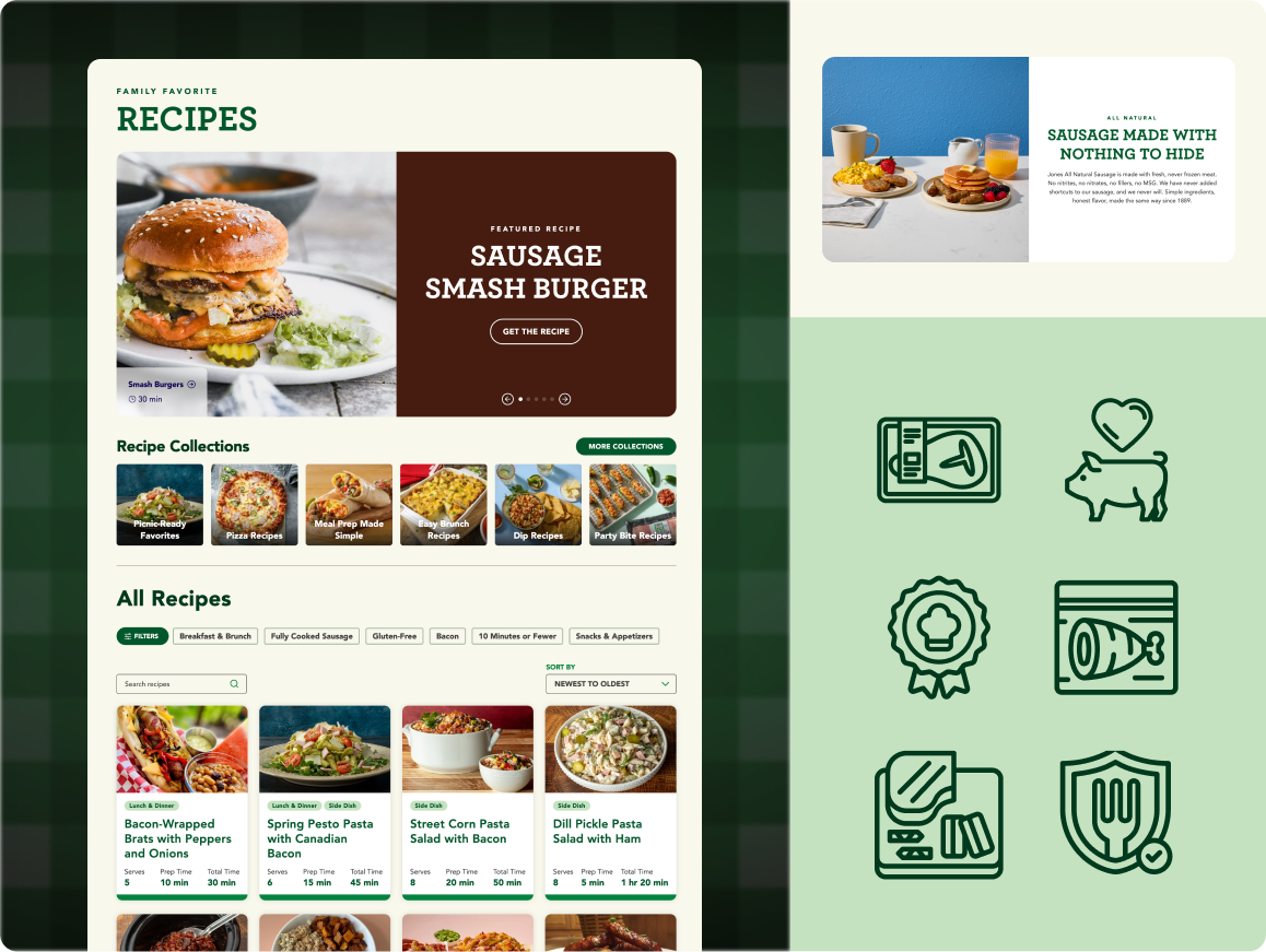 Cooking up a digital presence that keeps getting better.